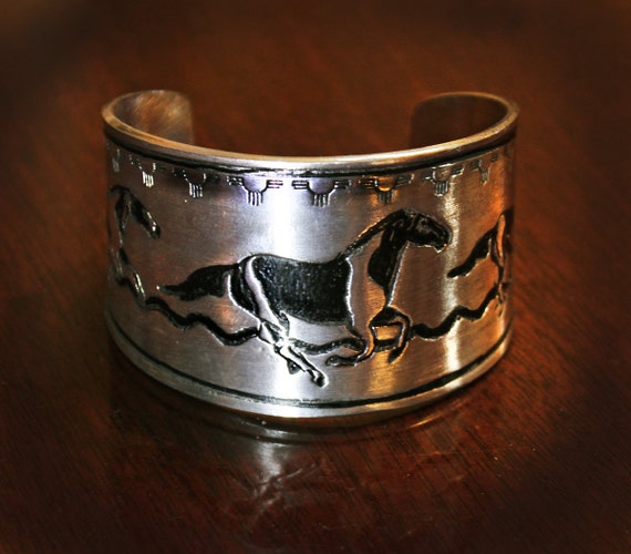 Horse bracelet Paint horse cuff bracelet handmade by the