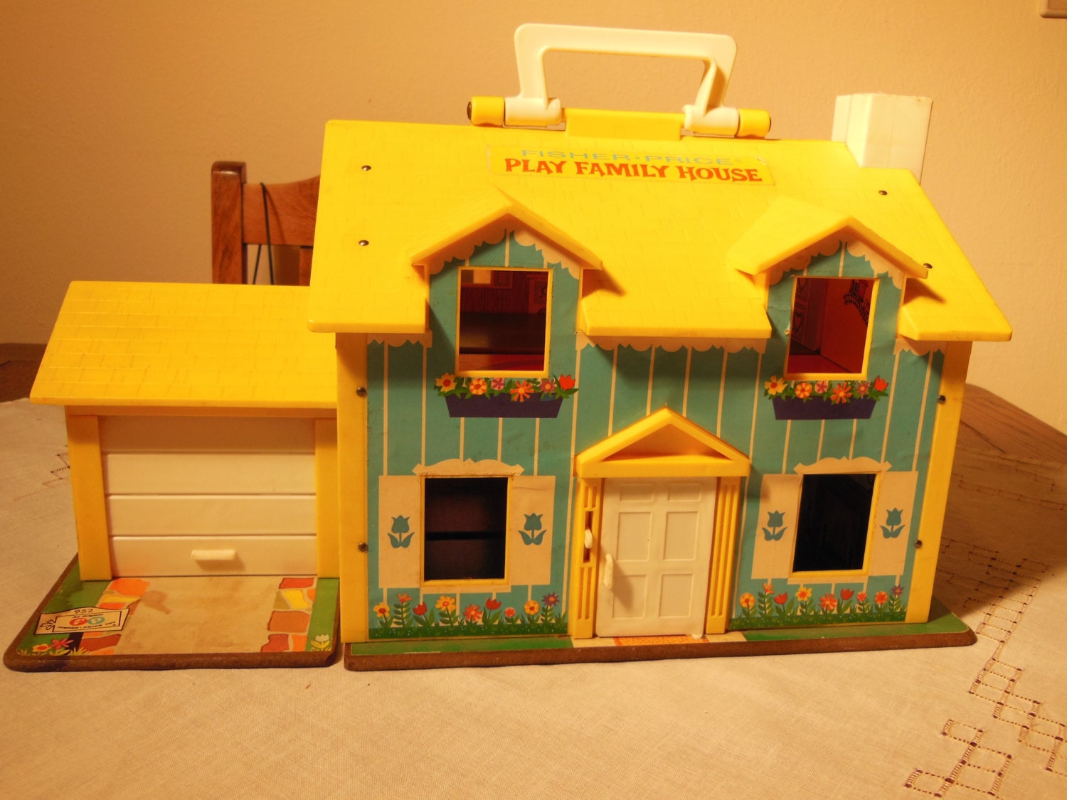 vintage fisher price play family house