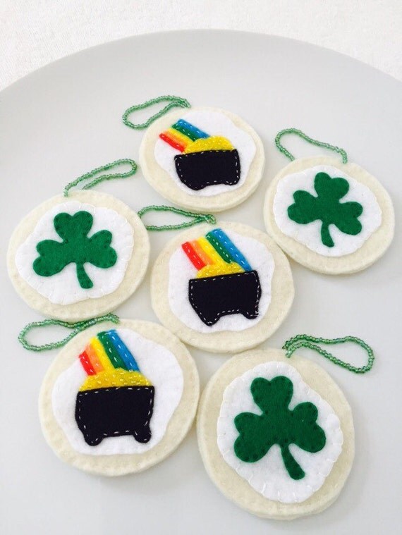 st patricks day ornaments shatterproof