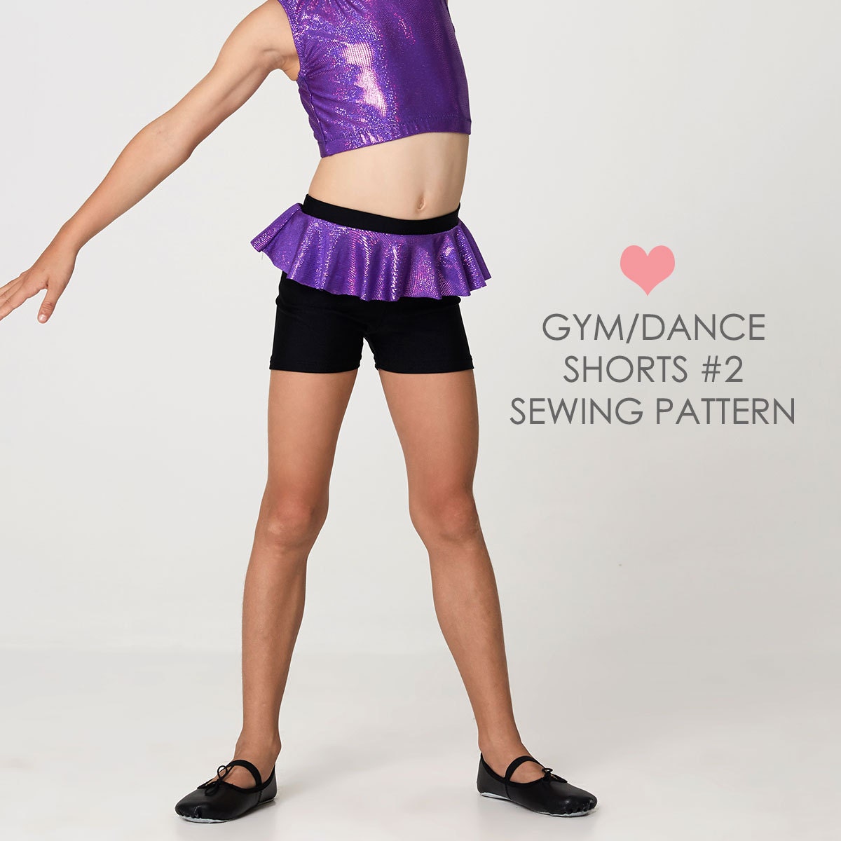 Dance shorts pattern girls leotard pattern by MyChildhoodTreasures
