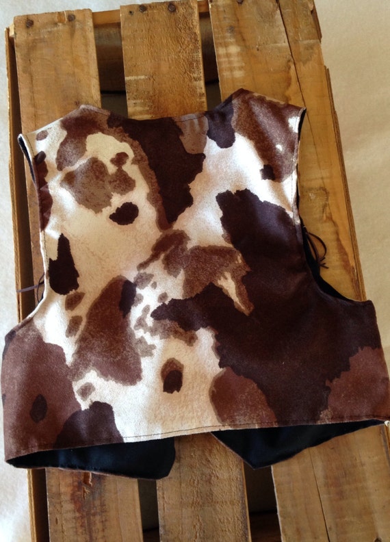 infant baby toddler western vest/ cowboy cowgirl vest