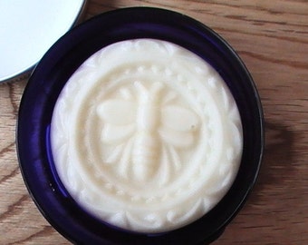 Beeswax Lotion Bar, All Natural Lemon Vanilla, Solid Body Butter Bar, Lemon Cupcake Scent Lotion Bar, Natural Hand Lotion,, Solid Lotion Bar