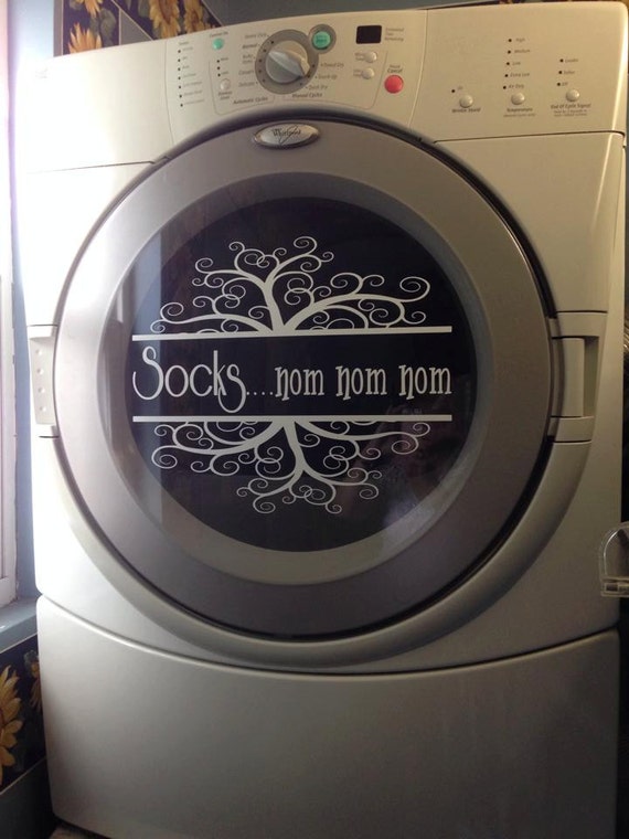 Washer and Dryer Decal Vinyl by SpreadTheWord4You on Etsy