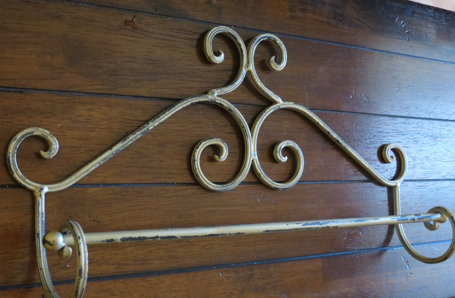 shabby chic towel bar antique gold or pick color wall shabby chic towel bar antique gold or pick color wall