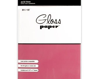 Popular items for glossy cardstock on Etsy