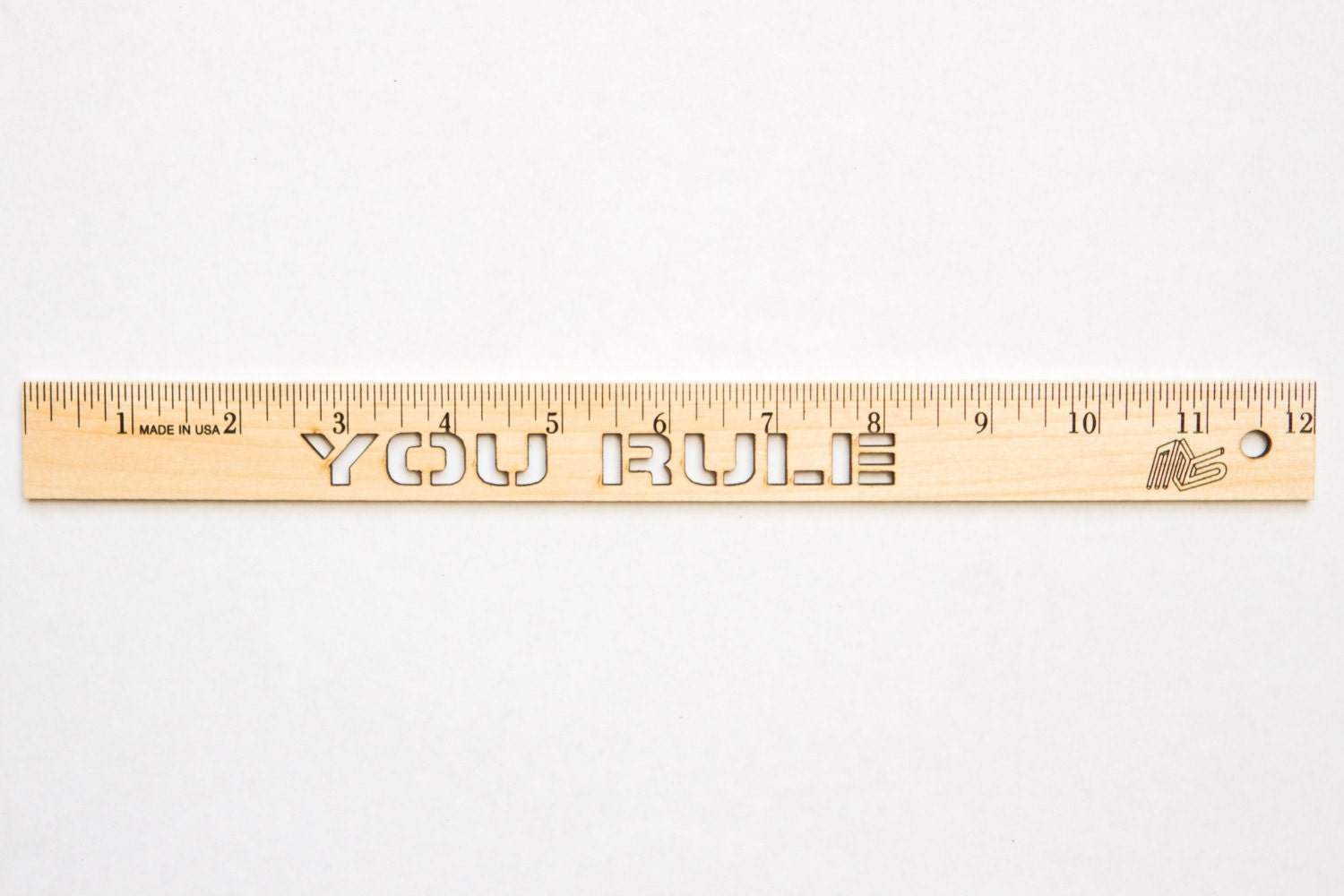 Laser cut ruler YOU RULE by MichaelOliveri on Etsy