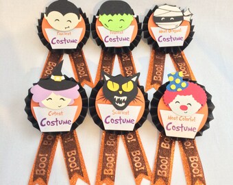 Items similar to 10 Costume Contest Award Ribbons on Etsy