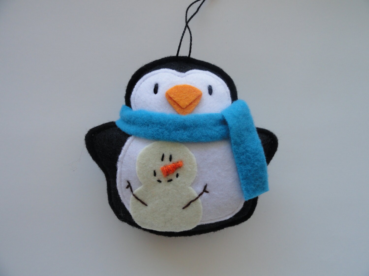 Penguin Snow Day OrnamentsFelt by GingerSweetCrafts on Etsy