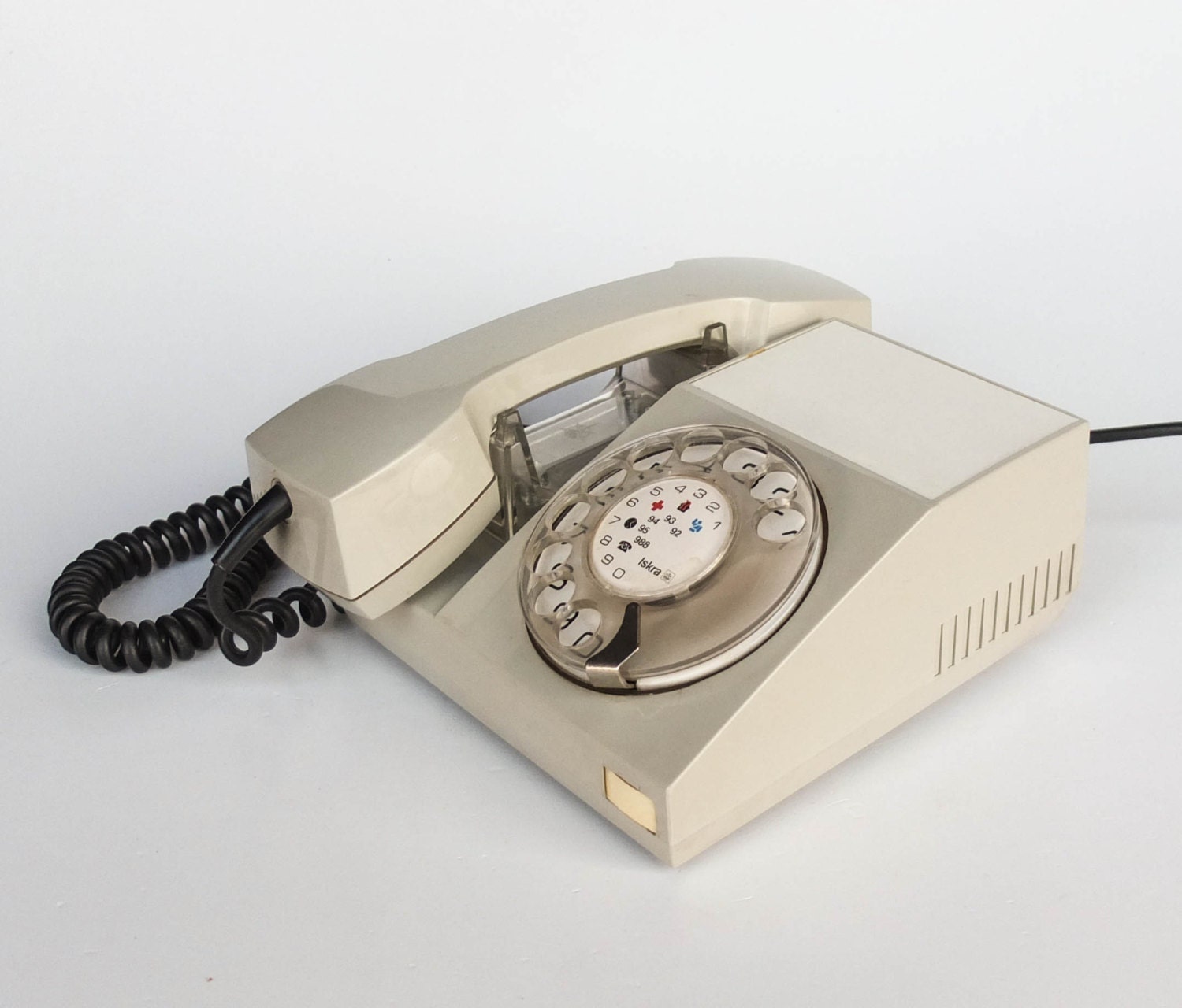 Original Rotary Telephone ATA 32 by Iskra Yugoslavia / Grey