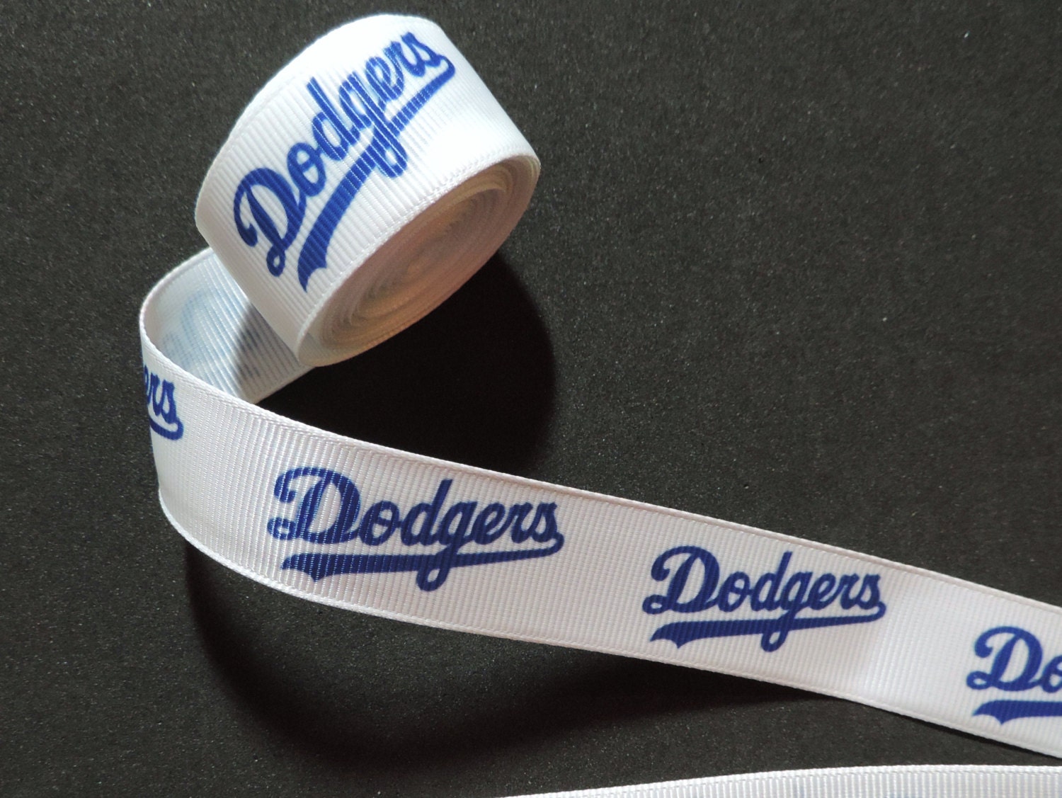 Los Angeles Dodgers ribbon 1 yard by LRsupplycompany on Etsy