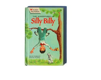 Silly Billy, 1961, blue, brown, vintage children's book