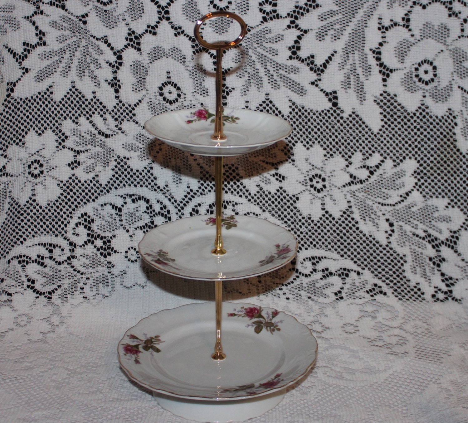 3 tiered tidbit tray high tea dessert tray cupcake by prettydish