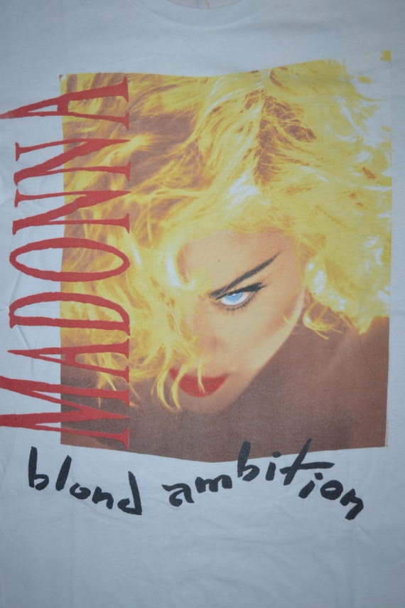 Vintage 1990 MADONNA Blond Ambition Tour Concert L Size promo