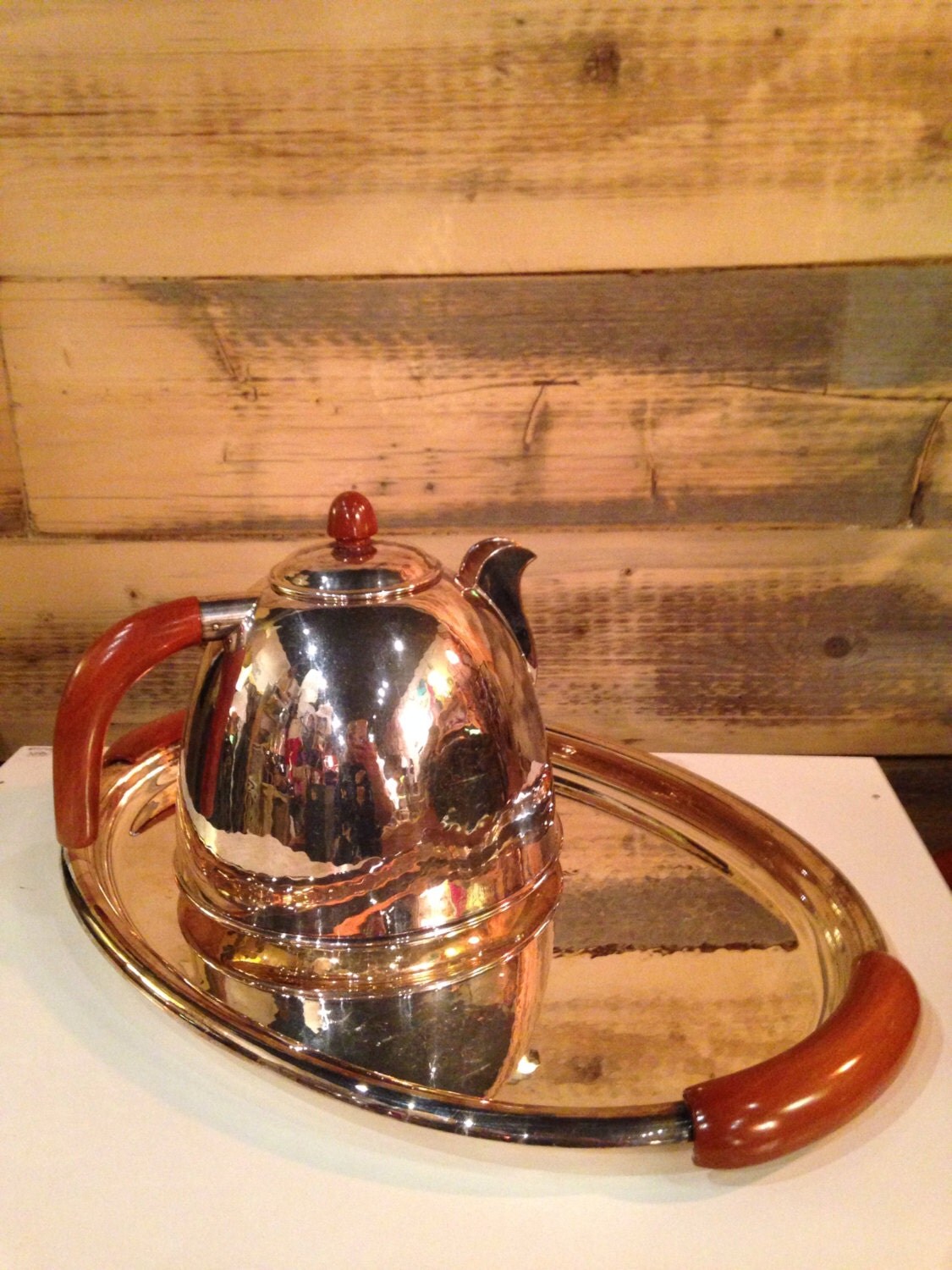 Vintage Teapot and Serving Tray Haute Juice