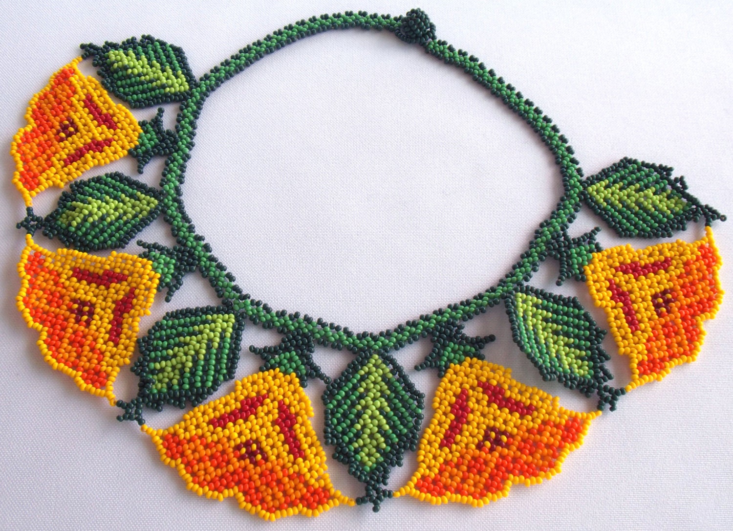 Download Huichol Beaded Flower Necklace