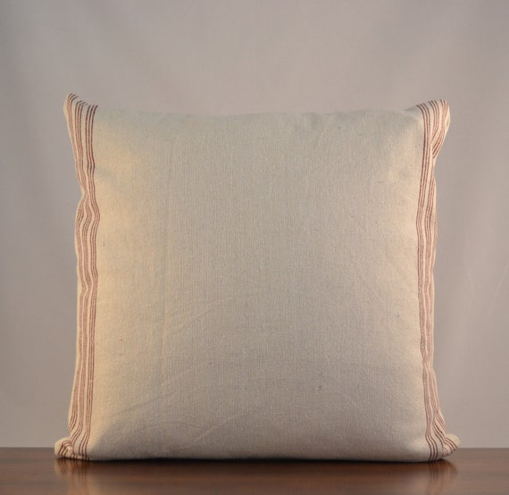 Decorative farmhouse throw pillow made from by OldLakeGeorge Decorative farmhouse throw pillow made from by