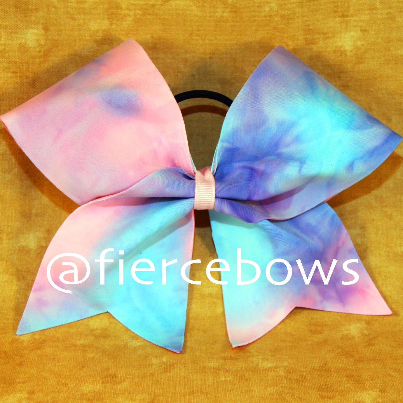 Cotton Candy Cheer Bow