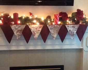 Quilting Holiday Seasonal Patterns Autumn Patterns Autumn 39 Best Fireplace Mantel Scarves And Screens Images On Pinterest Christmas Fireplace Mantel Scarf Vintage Inspired Christmas fireplace mantle scarf images 39 best Fireplace Mantel Scarves and Screens images on Pinterest