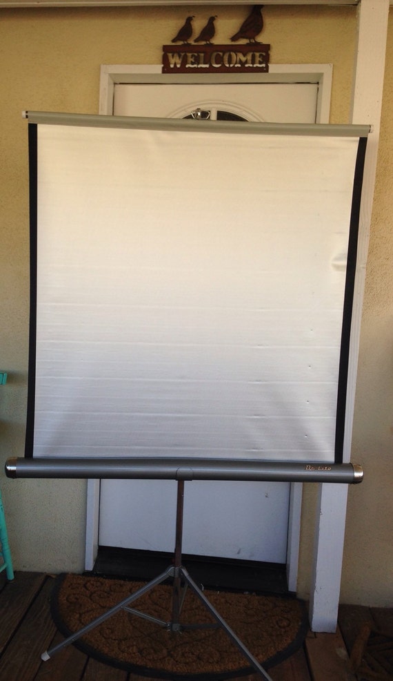 Vintage DALite 40x40 silver Lite Projection by smithpickers