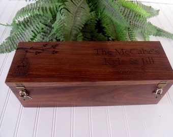 Wedding Wine Box, Wine Box, Wedding Gift, Anniversary Gift, Love Letter Box, Wine Ceremony Box