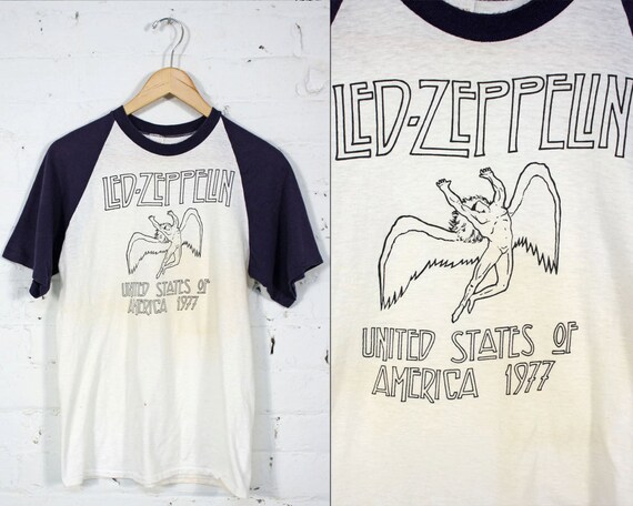 led zeppelin united states america 1977 t shirt