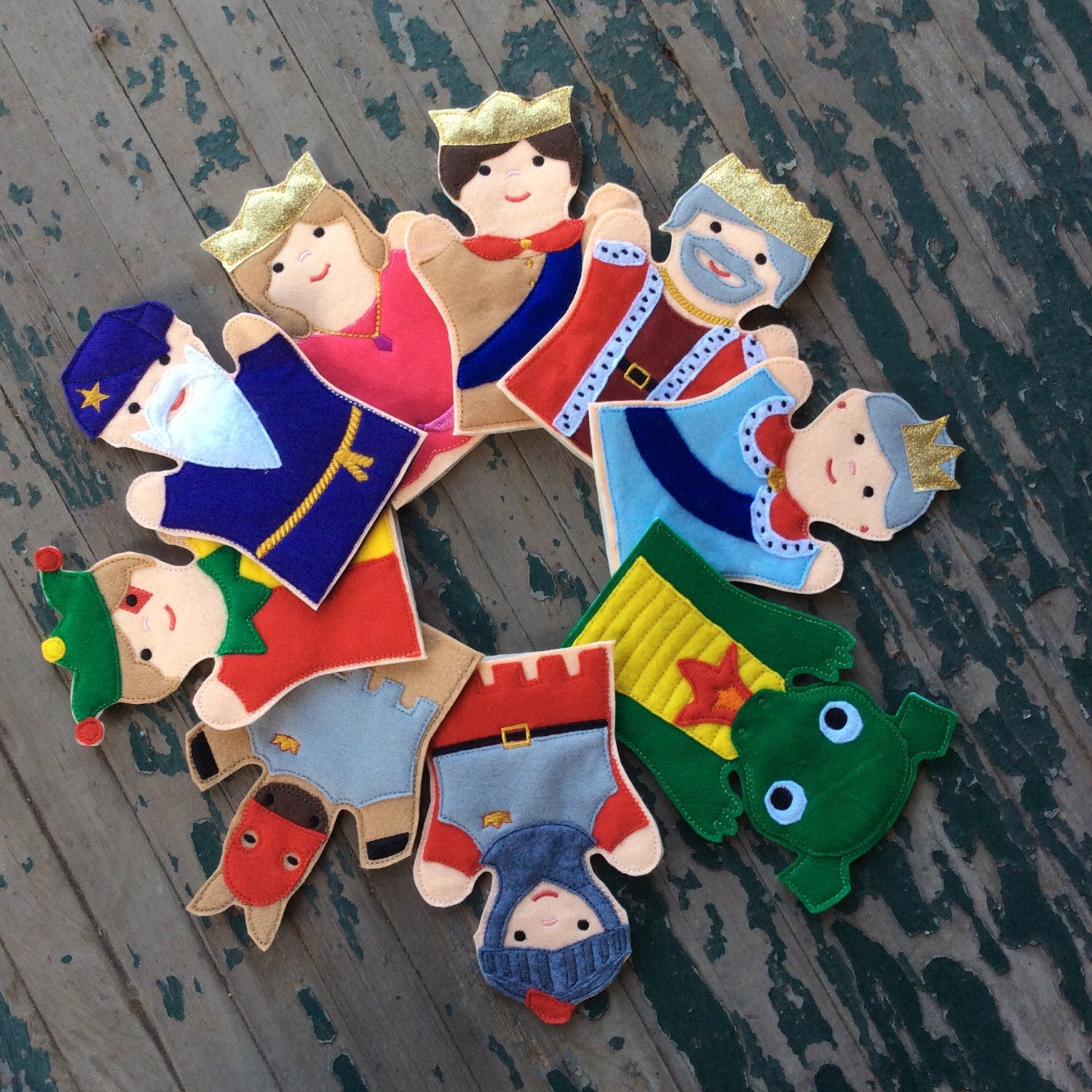 Royalty Puppets Adult Kid AND Finger Puppet Sizes Sold