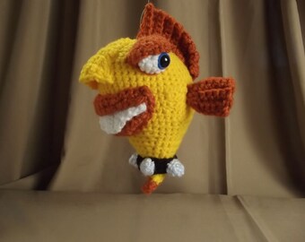 Pattern for Mr Chompers, the Punk-Dork Fish