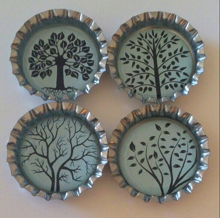 SALE Tree Set of Four by Personalizedsite on Etsy