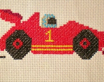 Car cross stitch | Etsy