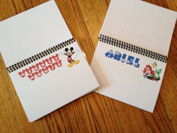 Make Your Own Disney Autograph Book 4x6 80 characters