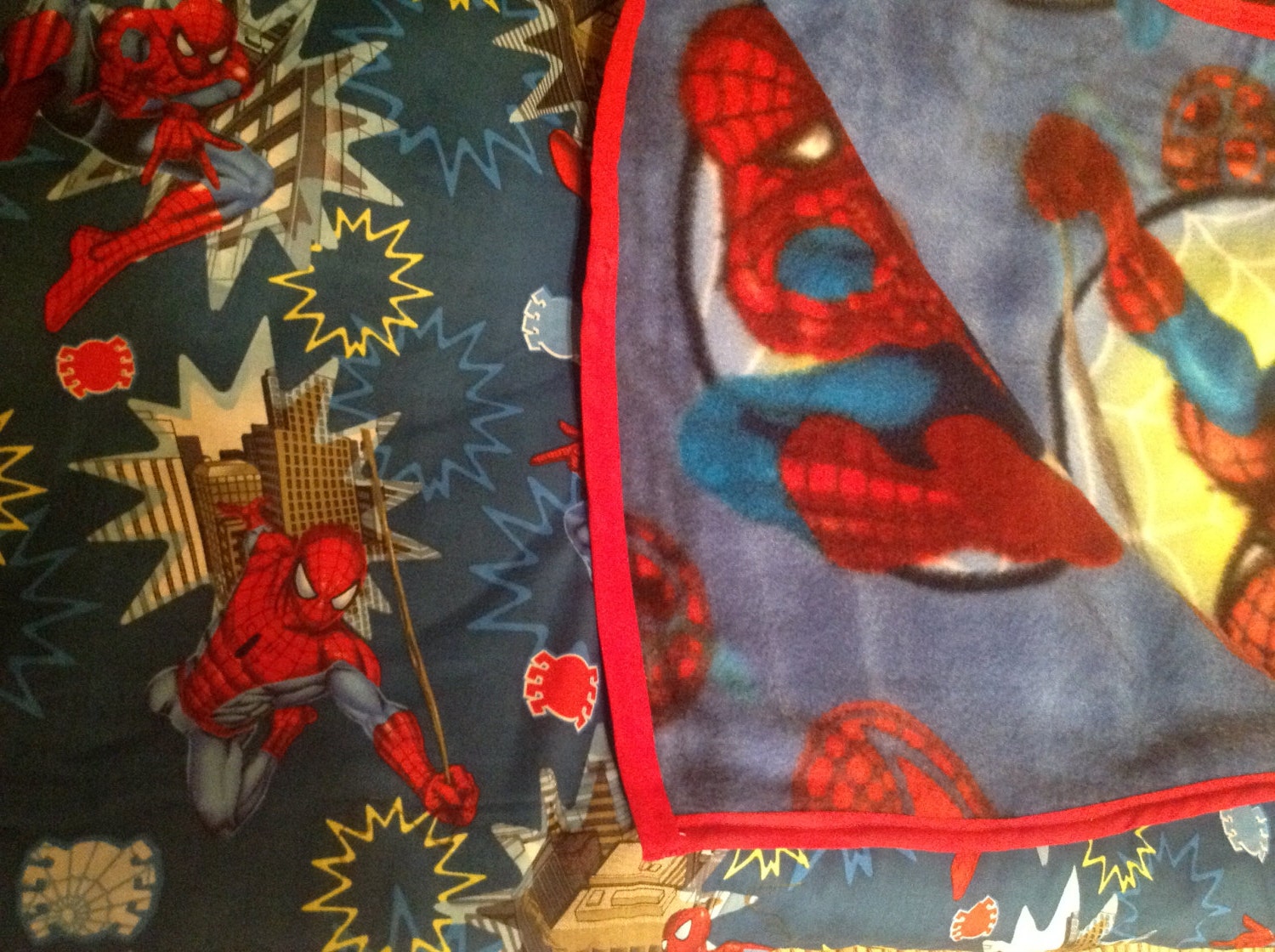 Handmade Spiderman Blanket