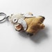 plush goat keychain