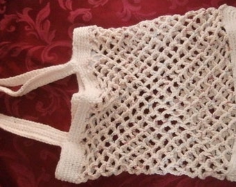 Reusable Market Bag - ecru/multishade beige