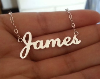 Name necklace, Sterling Silver Personalized necklace with Name,Christmas gifts