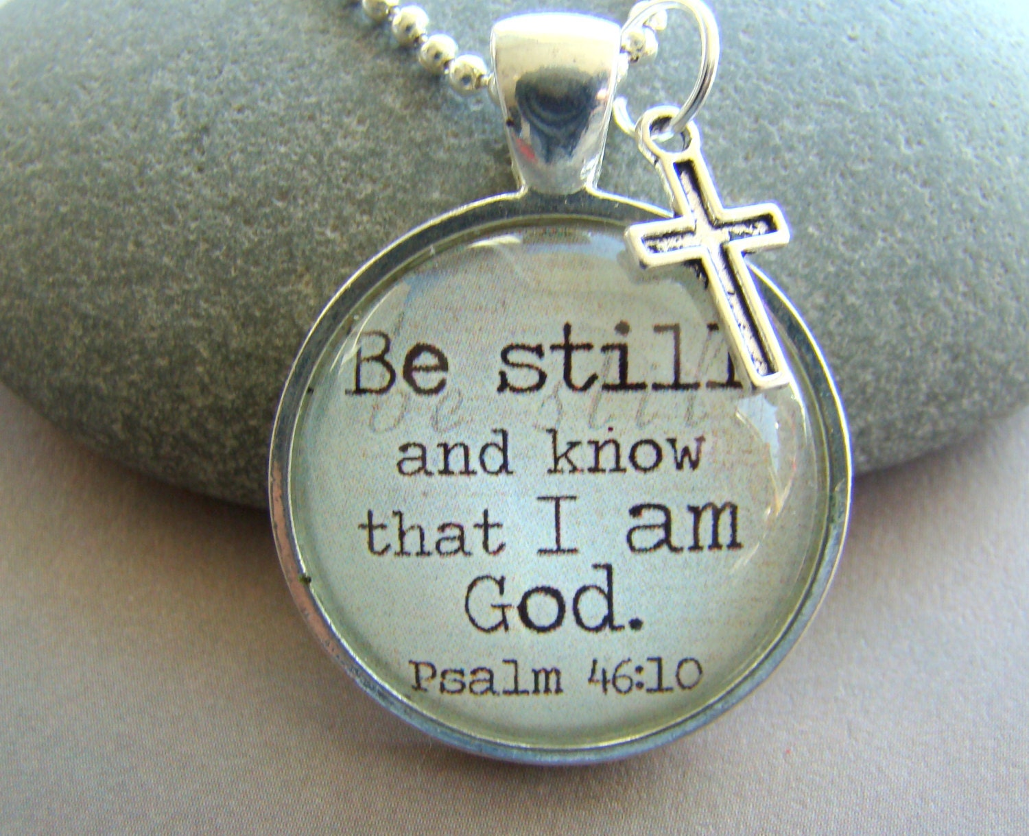 Christian Pendant Necklace with chain included Christian