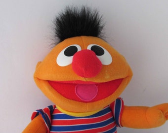 Ernie Sesame Street Toy Doll Tickle Me Ernie Tyco Doll 1990s