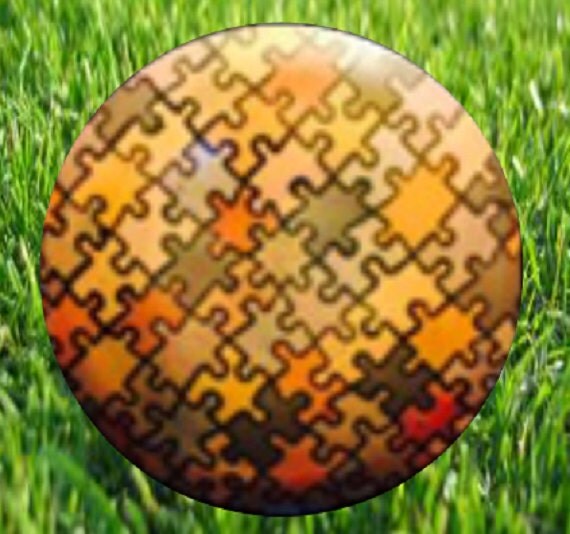 Custom Dyed Disc For Disc Golf Puzzle by DischeadzDischeadz