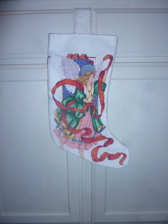 Christmas Angel Cross Stitch Stocking