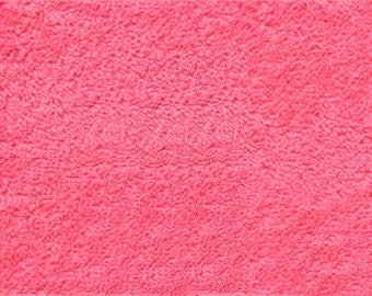 Fuchsia Terry Cloth By The Yard - 56-58"