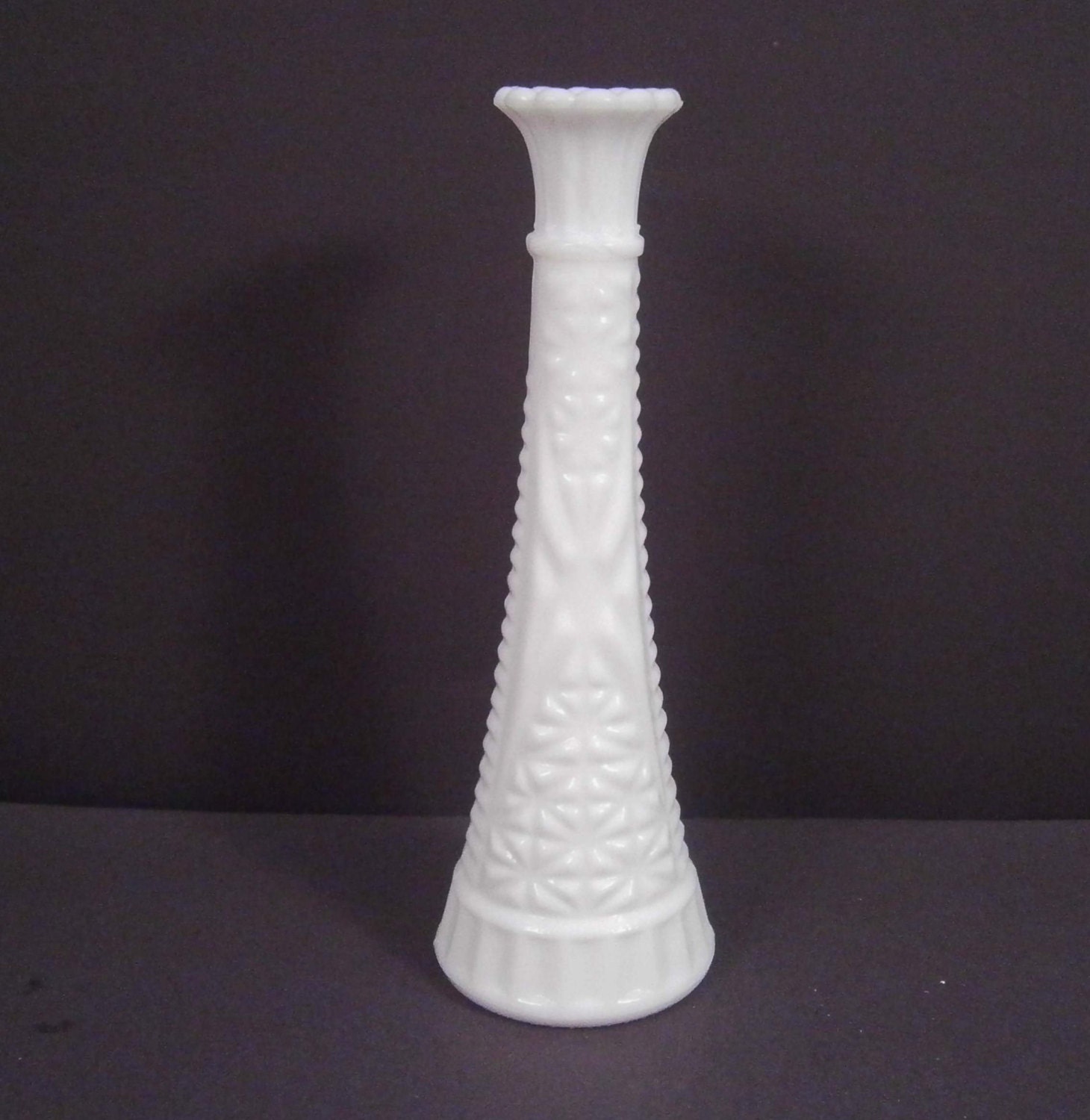 Vintage Milk Glass Vase 5