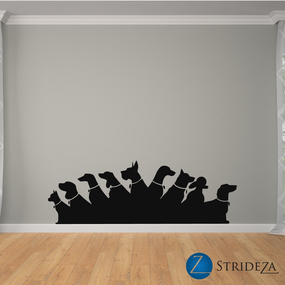 Dog decal dog decor dog vinyl decal dog vinyl dog wall