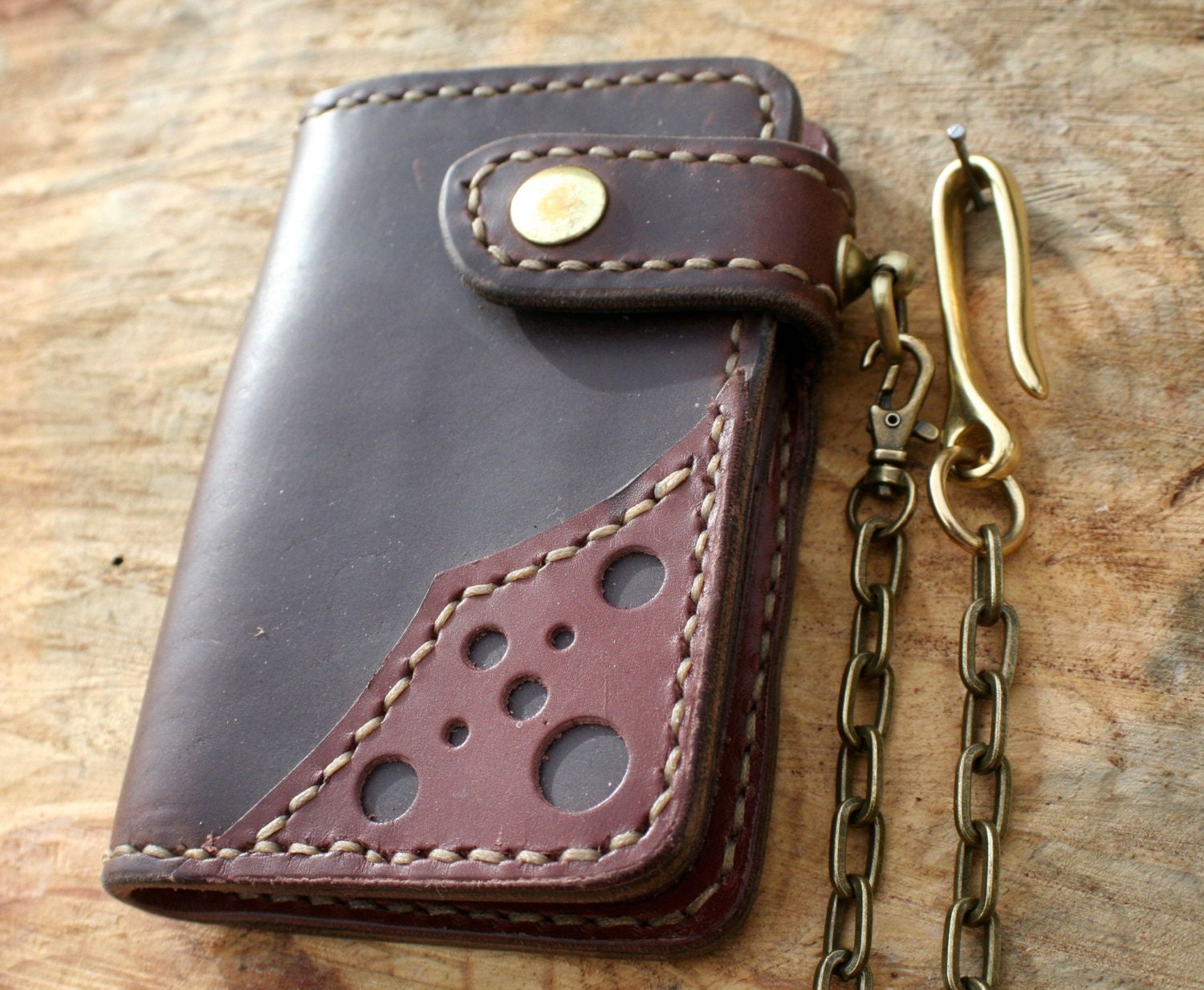 Handmade Custom Leather Wallet Midwallet Mid by CultClassicLeather