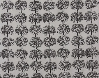 The Ghastlies / Ghastly Forest / cotton quilting fabric / Alexander Henry fabrics / Smoke by the Yard Grey