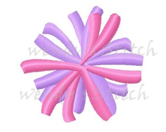 cheerleader pom pom machine embroidery design instant download
