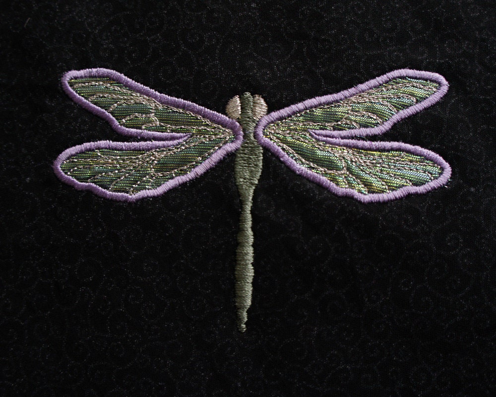 Dragonfly Embroidery Design Digital Download
