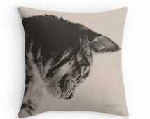 Popular items for cat throw pillow on Etsy