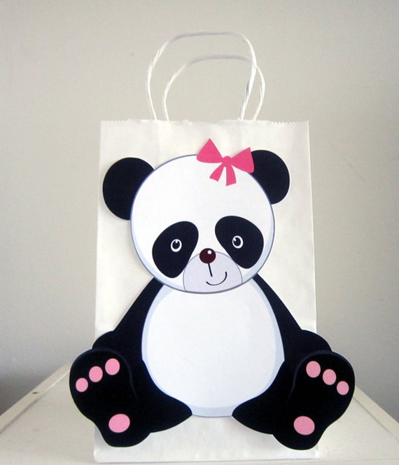 Panda Bear Goody Bags Panda Bear Favor Bags. Panda Bear Gift