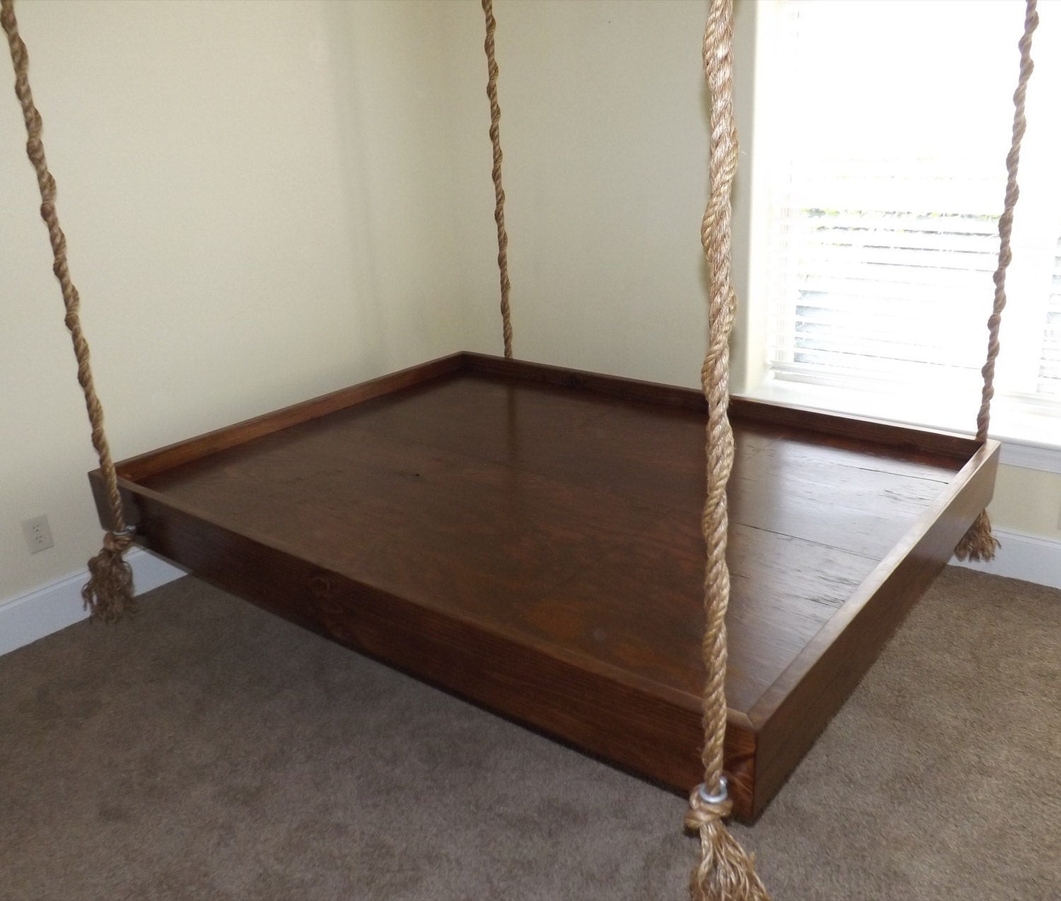 Wadmalw Hanging Bed by CarolinaHangingbeds on Etsy