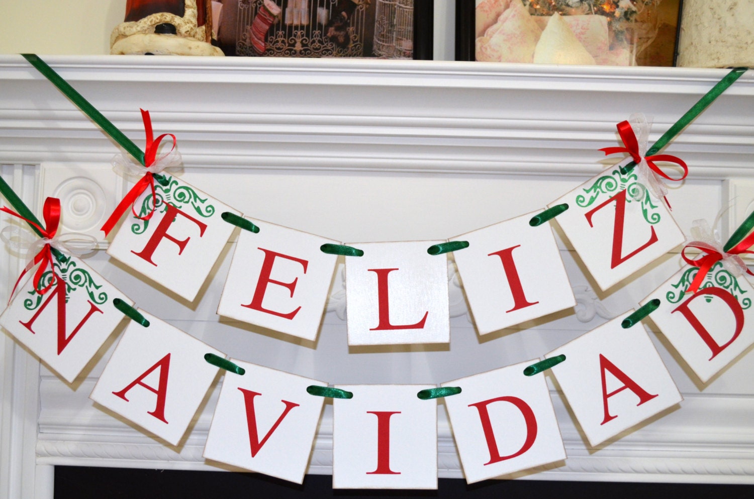 Feliz Navidad Banner Banner de Navidad Navidad Español