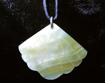 Shell Pendant Abalone Necklace Handmade Jewelry Seashell Beach Eco Friendly